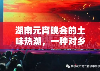 湖南元宵晚会的土味热潮,一种对乡村文化的艺术致敬还是非主流文化的复兴? 湖南元宵晚会的土味热潮,一种对乡村文化的艺术致敬还是非主流文化的复兴?